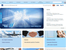 Tablet Screenshot of deliveryworld.com